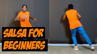 Salsa Choreography For Beginners  Flor Pálida  Marc Antony  basic steps  step by step [upl. by Teodor924]