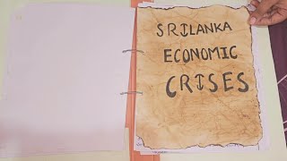 Economics Class 12th Project File  Shrilanka Economic Crises Project File projectfile [upl. by Malley]