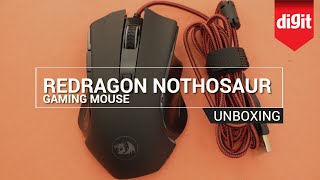 Redragon NOTHOSAUR Gaming Mouse Unboxing [upl. by Gerbold]