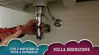 LAVABO CHE NON SCARICA COME SMONTARE IL SIFONE [upl. by Nirb]