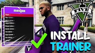 How To Install Trainer In GTA 5  2024  Menyoo Trainer 🔥 Latest Version [upl. by Eseerehs]