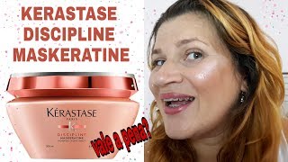 TESTEI MÁSCARA DISCIPLINE MASKERATINE KERASTASE [upl. by Eartnoed]