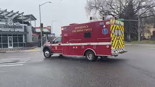 Kennewick Fire Department Medic 1823 Transporting [upl. by Haida]