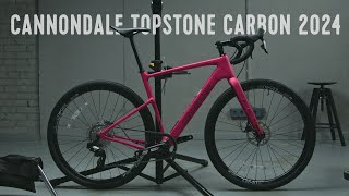 Cannondale Topstone Carbon  new gravel bike unboxing  assembly  weight 4K ASMR [upl. by Wiskind70]