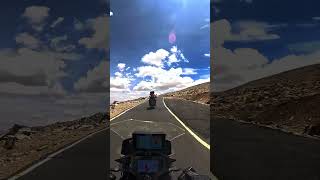 Worlds Highest Motorable Pass 19024 ft Umling La ktm gopro indianvalley bike adventure [upl. by Arihsat]