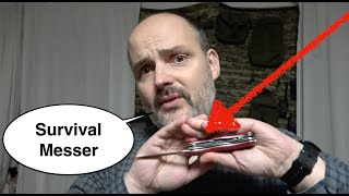 Schweizer Taschenmesser als Survival Messer bei 7vsWild amp Survival Deutschland Challenge [upl. by Nas]