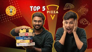 TOP 5  PIZZA 🍕  Chennais Famous Pizza Comparisons In Tamil  Food Review [upl. by Beard]