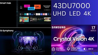 43DU7000  SAMSUNG LED CRYSTAL VISION  4k LED VALUE PLUS SHIKOHABAD [upl. by Assilac]