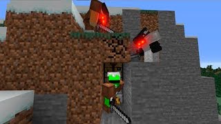 Minecraft Speedrunner VS 2 Cazadores [upl. by Vola]