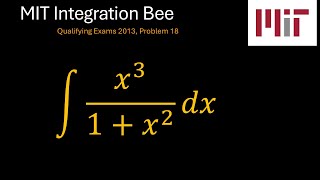 MIT 2013 Integration Bee Qualifying Exam Problem 18 [upl. by Photima289]