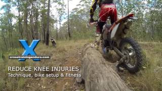 How to reduce knee injuries when dirt riding︱Cross Training Enduro [upl. by Ilojna]