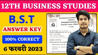 12th Business Studies Answer Key 2023 Business Studies Class 12 Objective Answer  Aditya Jha [upl. by Kirred712]