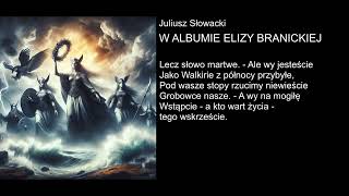 Juliusz Słowacki  W ALBUMIE ELIZY BRANICKIEJ [upl. by Ennazus290]