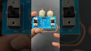 Dual Motor Control Board With Left Rightangle Rotate shorts dcmotor motor [upl. by Inohtna]