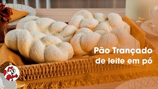 Pão trançado de leite em pó [upl. by Orville]