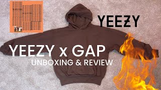 YEEZY x Gap Hoodie  Unboxing amp Review [upl. by Netnerb]