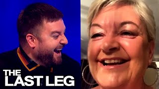 Alex Brookers Mum Joins The Last Leg  The Last Leg [upl. by Bixby]