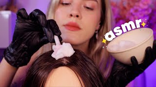 ASMR ROLEPLAY  Tricologista cuida do seu cabelo ✨👩🏼‍⚕️ Voz suave e atenção pessoal [upl. by Nefen146]