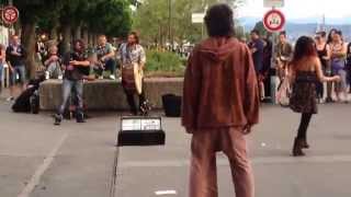 Hippies dancing in Zürich Switzerland [upl. by Meijer186]