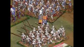 Battle 97 Battle of Broughton Castle 1471 Wars of the Roses Hail Caesar 28mm [upl. by Kcinnay629]