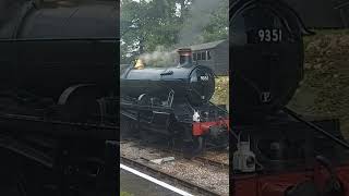 WSR Mogul arriving into Crowcombe Heathfield Station on the West Somerset Railway [upl. by Son]