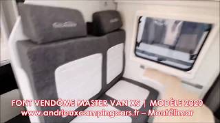 FONT VENDÔME MASTER VAN XS  MODÈLE 2020 [upl. by Essy]