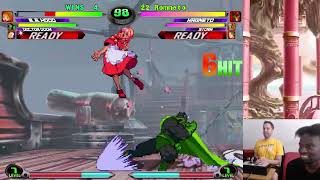 MvC2 NYC Session  Woo vs Romneto MSP pt 3 2924 Player Cam [upl. by Burny97]