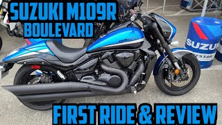 2023 Suzuki M109R Boulevard Test Ride and Review [upl. by Herculie]