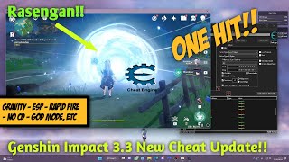 UNDETECTED Cheat Genshin Impact 33  God Mode No Cooldown and More [upl. by Swinton]