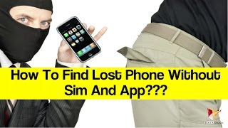 How To Find Lost Phone Without Sim And App   Data Dock [upl. by Dnomayd]