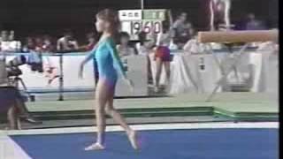 Svetlana Boginskaya  1985 Junior Cup  FX 2 [upl. by Jakob787]