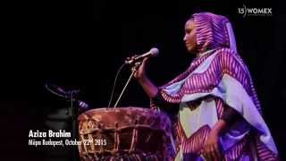 Aziza Brahim at WOMEX 15 [upl. by Ahsaelat161]