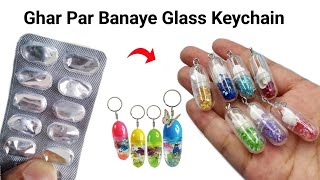 How to make Keychain at homeDIY homemade keychainbest keychain ever [upl. by Freddi]