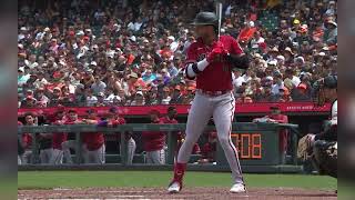 Ketel Marte Big swing in slow motion Hitting left [upl. by Brotherson110]