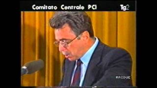 1989 2 ottobre  Comitato centrale del Pci [upl. by Bogie511]