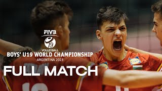 USA🇺🇸 vs BUL🇧🇬  Full Match  Boys U19 World Championship  Quarter Final [upl. by Harrak]