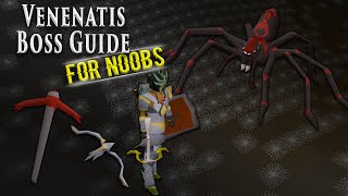 OSRS Venenatis Guide For Noobs [upl. by Atilem720]