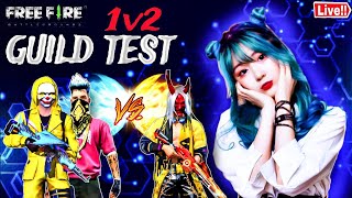 1 VS 2 GUIDE TEST  Jo bhi Bande winner hoge usi ko guide officer bana dugi freefiremax divyt [upl. by Pincince703]