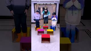 The Box Jumping Challenge Is So Exciting Who Will Win In The EndChristmas Funnyfamily Partygame [upl. by Ramma]