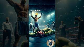 Thor vs Hulk boxing fight scene  shorts thor hulk ironman spiderman fishing mervel [upl. by Reivazx]