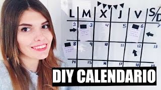 DIY CALENDARIO TRANSPARENTE [upl. by Nylsirk]