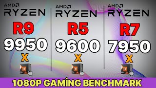 R9 9950X VS VS R5 9600X i9 14900K  Zen5 9950X Ryzen 9000 series benchmark [upl. by Jasmina]