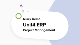 Unit4 ERP  Project Management Explainer Video Explainer [upl. by Worthington]