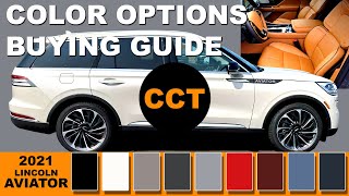 2021 Lincoln Aviator  Color Options Buying Guide [upl. by Llekcor]