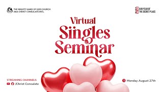 VIRTUAL SINGLES SEMINAR [upl. by Jocelyn]