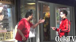 Fight me In The Hood Prank Gone Wrong  Knocked Out [upl. by Ahsasal]