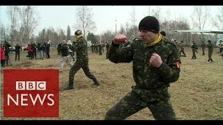 Ukraine ready for Russian threat  BBC News [upl. by Euqimod]