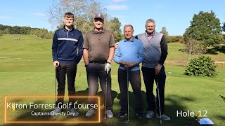 Playing Hole 12 Captains Charity Day Kilton Forest Golf Course [upl. by Salguod156]