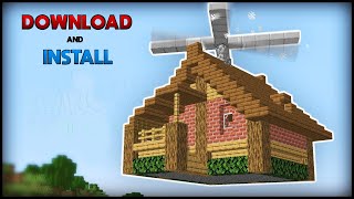 How to download and install the flying house datapack in Minecraft [upl. by Annuaerb]