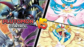 DCGO Plutomon Control vs Cherubimon ACE amp Phoenixmon X  Digimon TCG Digimon Simulator [upl. by Buckley]